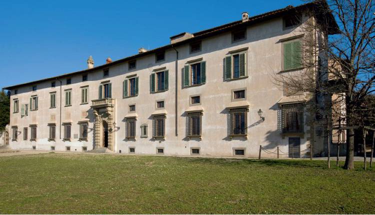 L'immagine rappresenta la sede dell'Accademia della Crusca, Villa Castello, Firenze