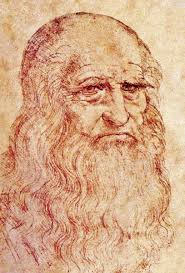 L'immagine rappresenta l'autoritratto di Leonardo