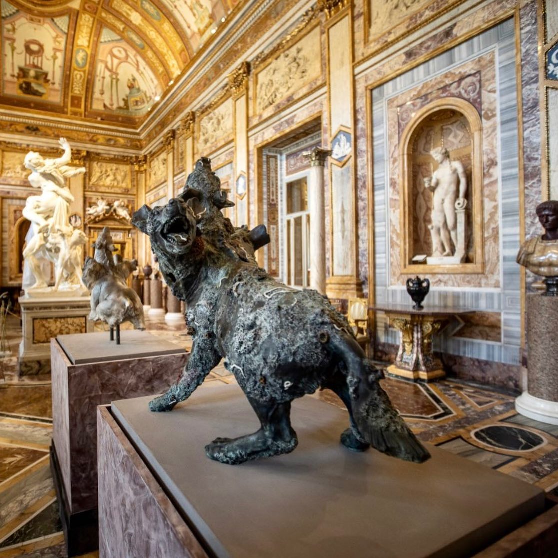 Cerberus, Damien Hirst, Galleria Borghese, Roma