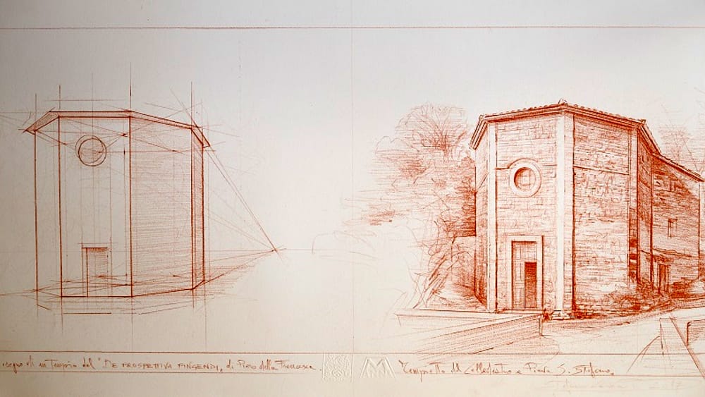 Il Tempietto di Colledestro nel De Prospectiva Pingendi