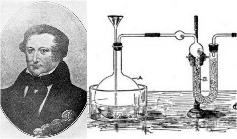 L'immagine raffigura James Marsh inventore dell'omonimo test