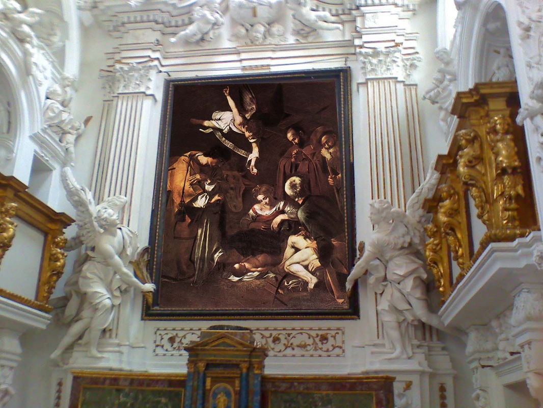 L'immagine rappresenta l'Oratorio san Lorenzo a Palermo