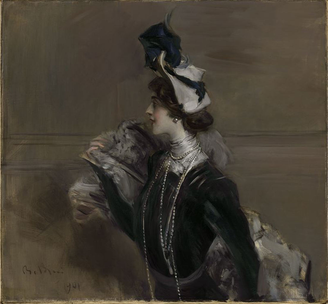 Boldini ritratto di Lina Cavalieri