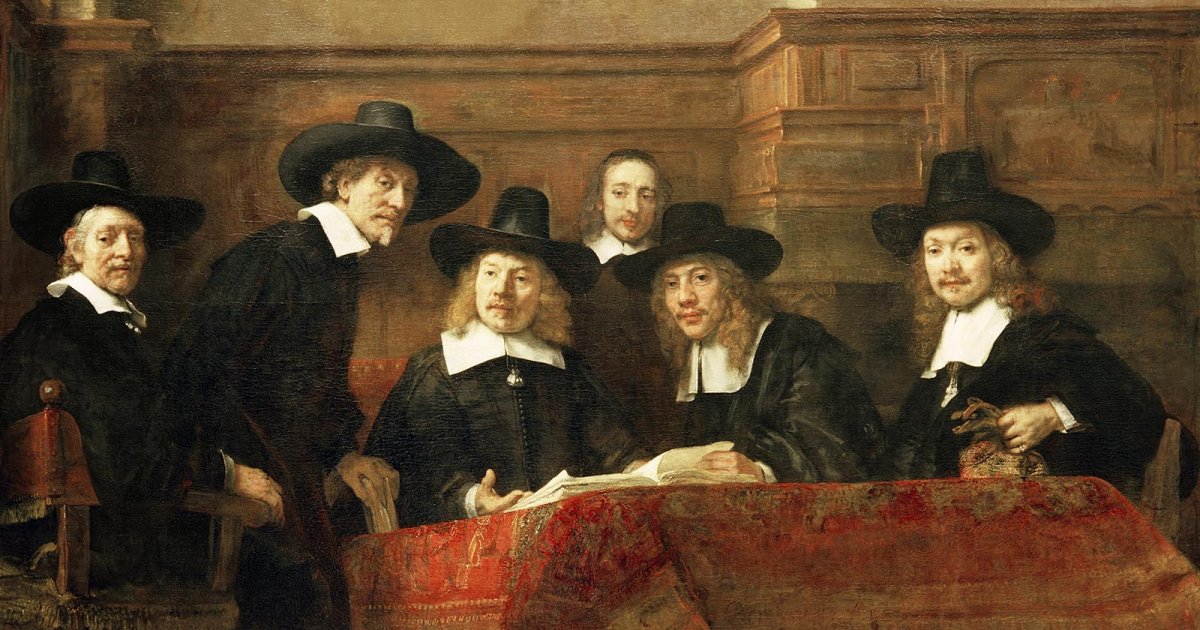 I Sindaci dei Drappieri, Rembrandt, Rjiksmuseum, Amsterdam