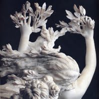 L'immagina raffigura un particolare di Apollo e Dafne - Gian Lorenzo Bernini, Galleria Borghese, Roma