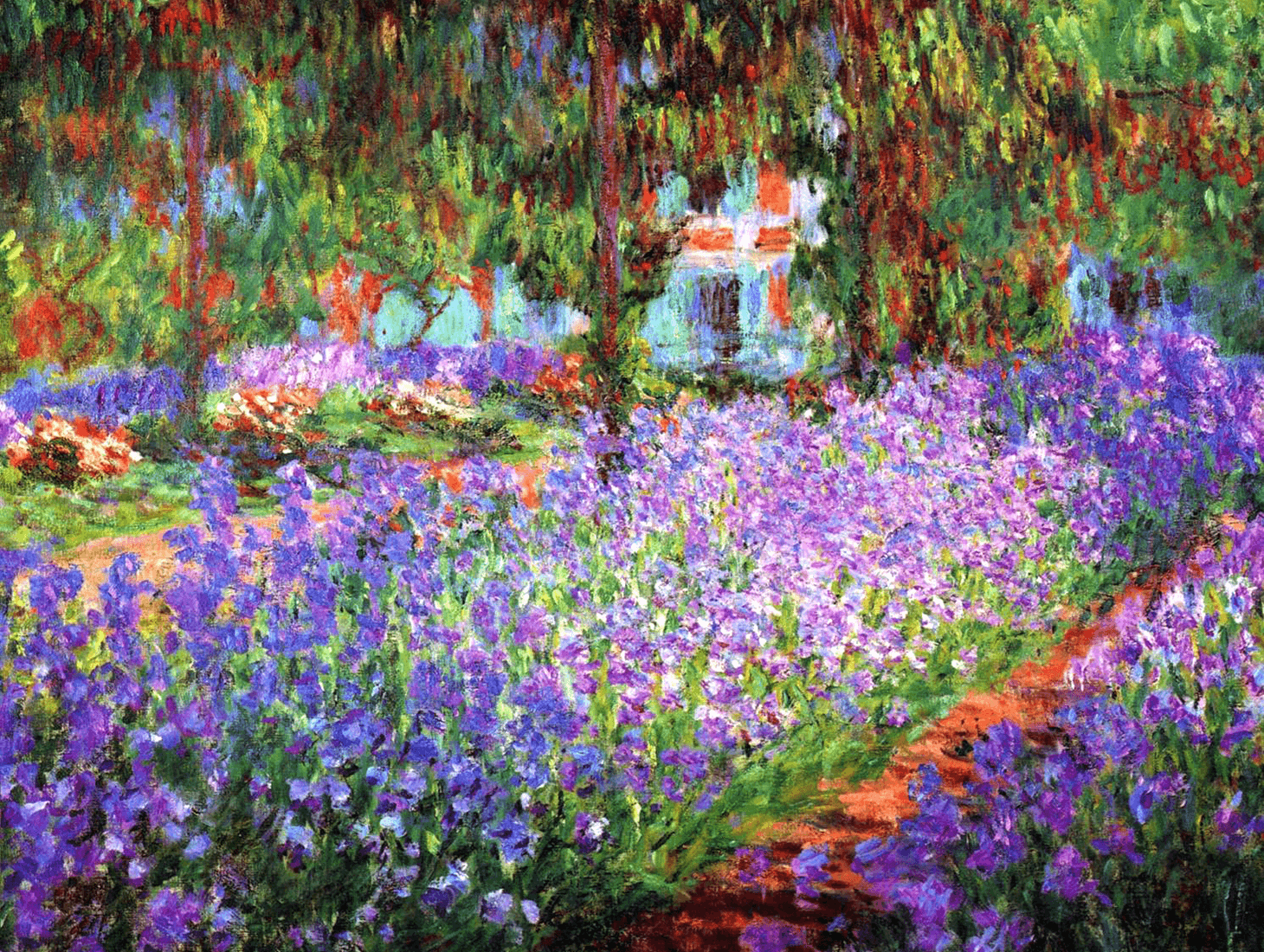 Il Diritto Perfetto: Iris nel giardino di Monet